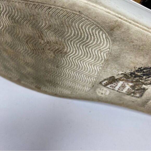 Steven By Steve Madden Leopard Print Coin Sneaker Embellished Calf Hair 8.5 - Picture 14 of 16